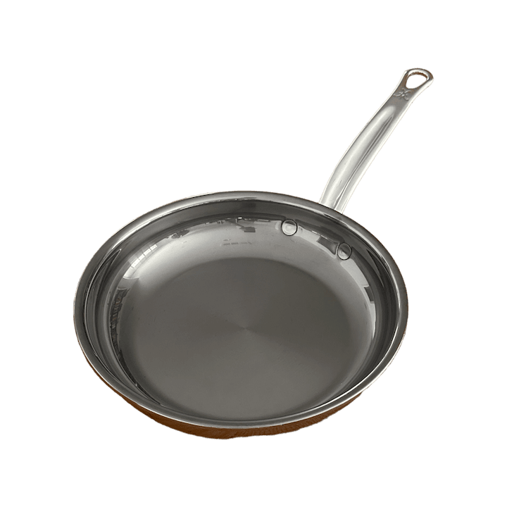 Deep Cut: 10 Inch Stainless Steel Skillet with Lid