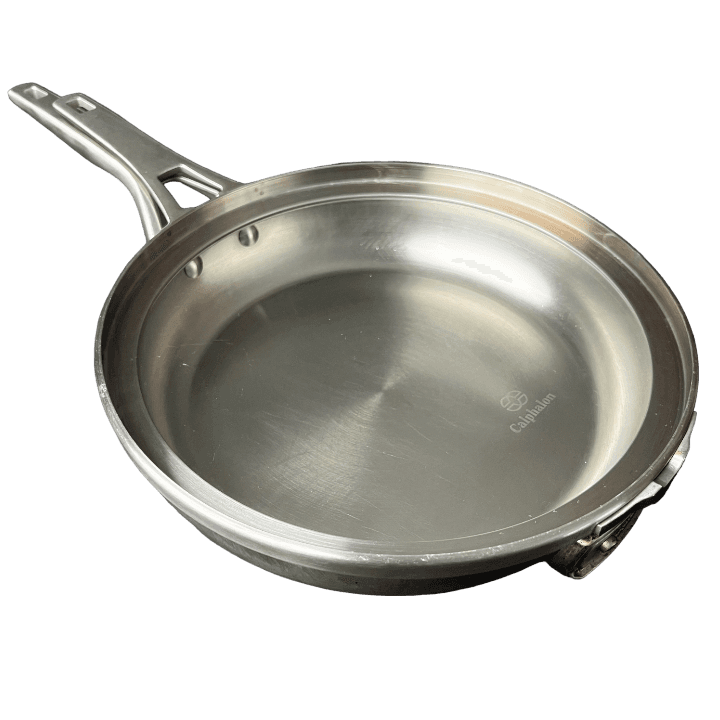 Deep Cut: 10 Inch Stainless Steel Skillet with Lid